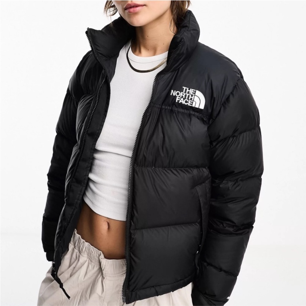 The North Face 1996 Retro Nuptse Black Down Puffer Jacket Size S Women’s